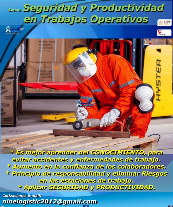 CURSO SEGURIDAD Y PRODUCTIVIDAD EN TRABAJOS OPERATIVOS